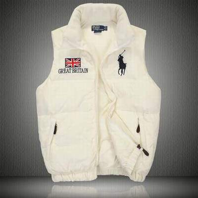 doudoune ralph lauren noir sans manche